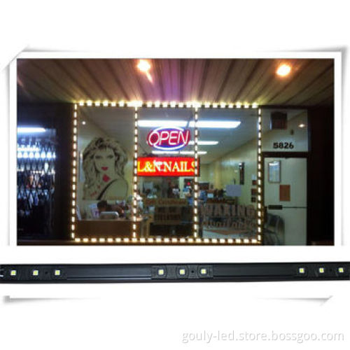 LED aluminum profiles, contain the LED module with track and cover together
